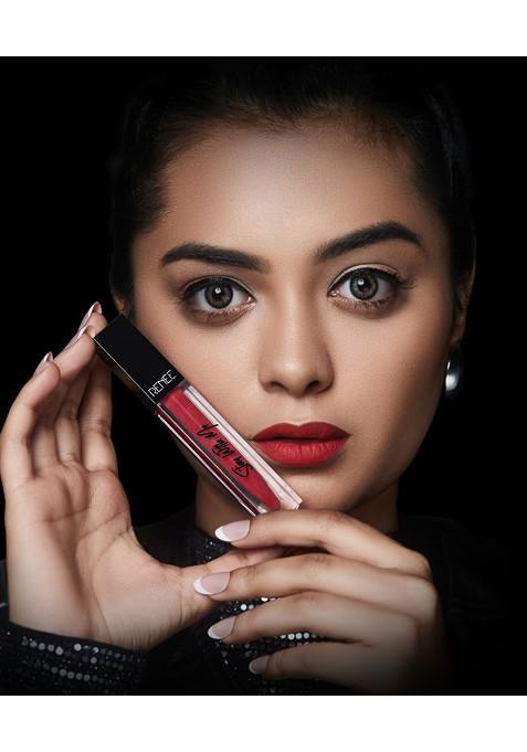 Renee Stay With Me Matte Vegan Lip Color Vitamin E Shea Butter 5Ml Mad For Maroon