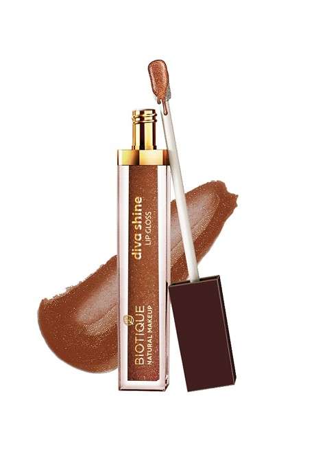 Biotique Natural Makeup Diva Shine Lip Gloss G102 Wild Smoke 3 Ml