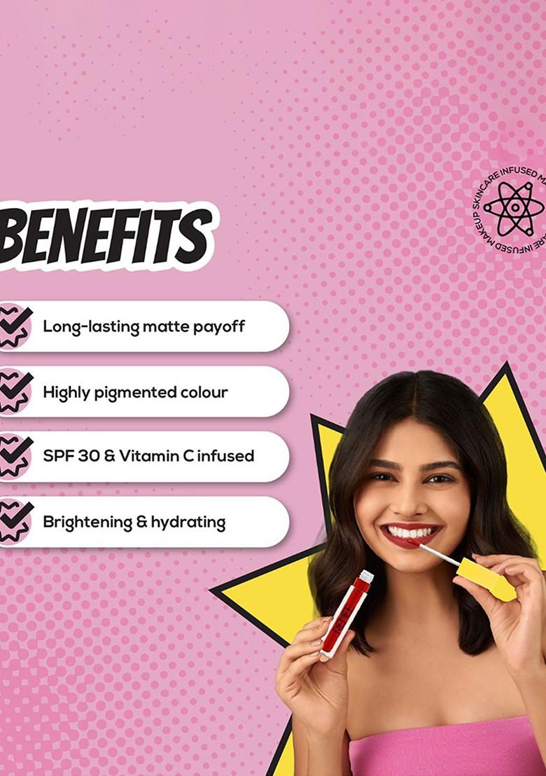 Renee Everyday Matte Liquid Lipstick With Vitamin C Hyaluronic Acid 5Ml Chilli 02