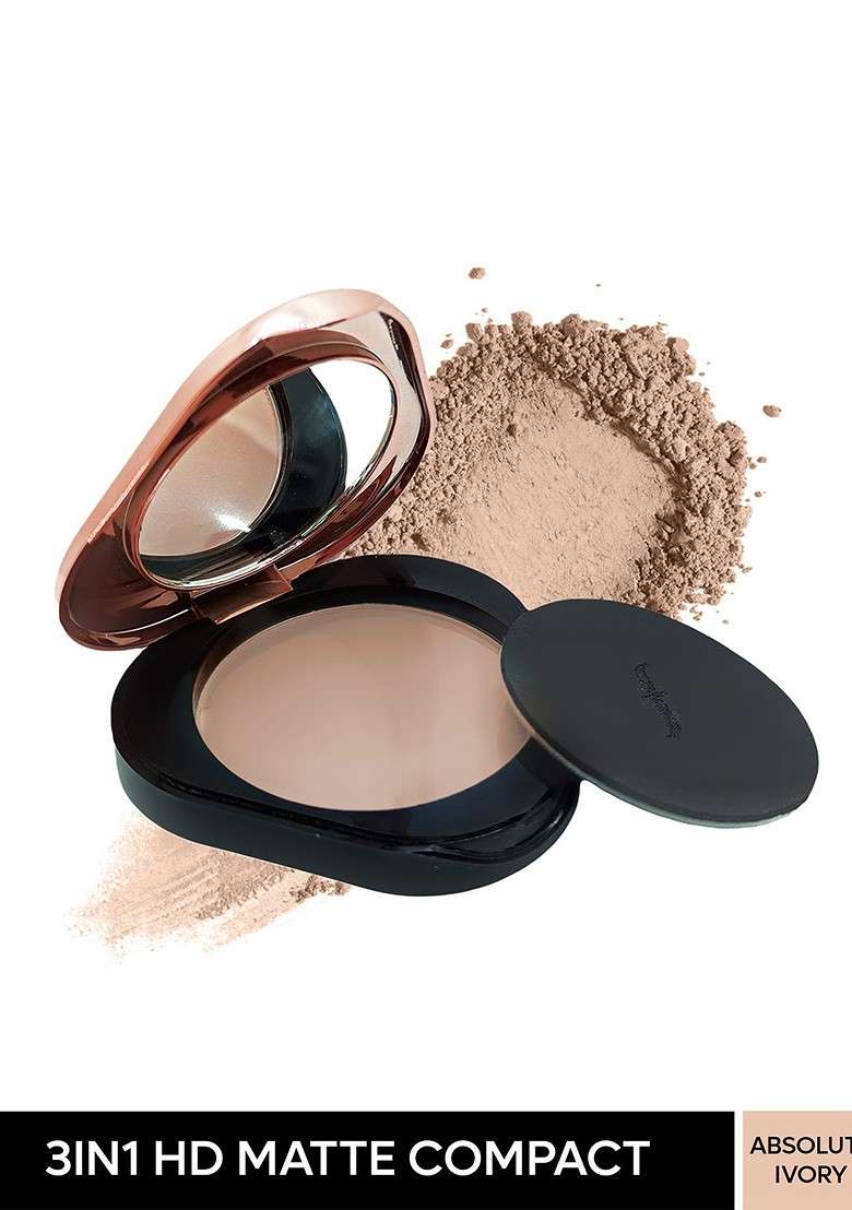 Faces Canada 3 In 1 Hd Matte Compact 8G Foundation Hydration Absolute Ivory 01 - Indya