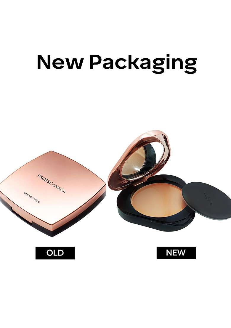 Faces Canada 3 In 1 Hd Matte Compact 8G Foundation Hydration Absolute Ivory 01 - Indya