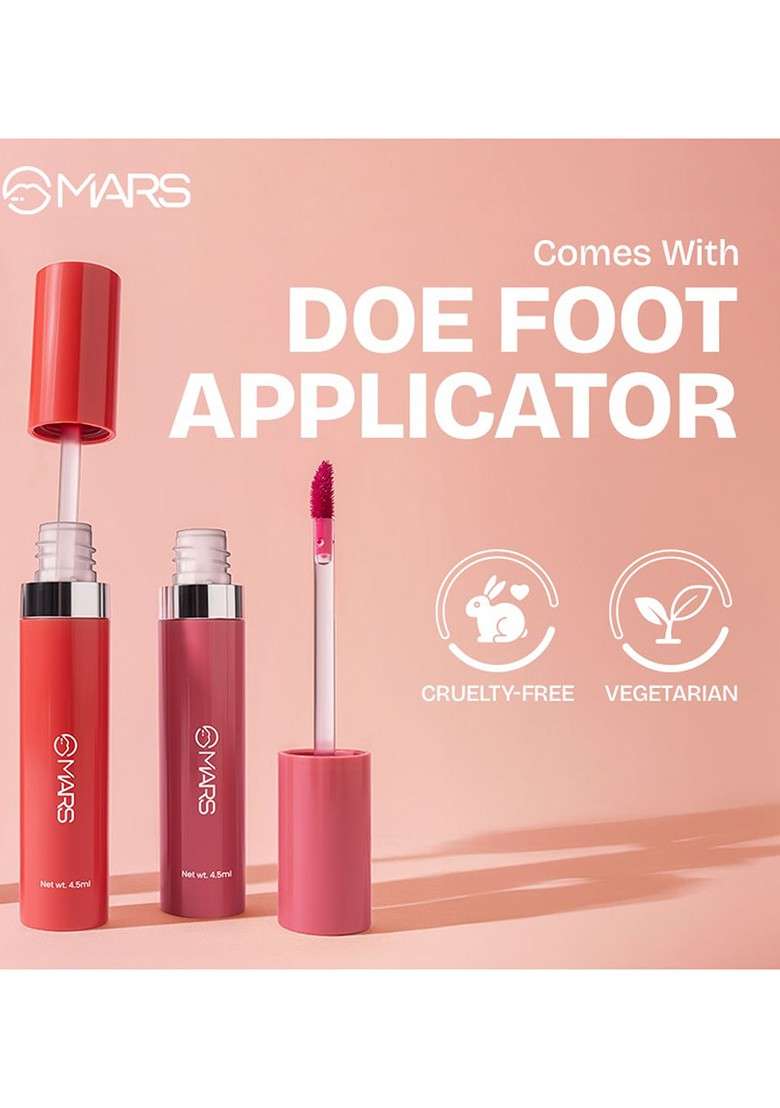 Mars Drip Long Lasting Glossy Finish Lip Mist 4 5 Ml Plum 08 - Indya