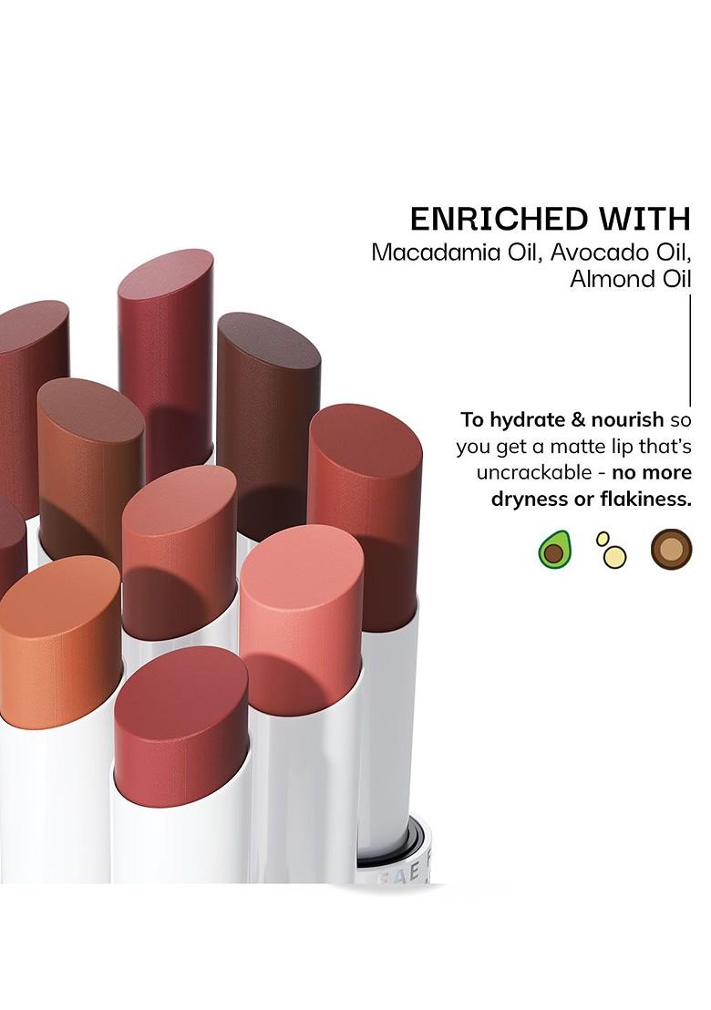 Fae Beauty Modern Matte Long Lasting One Stroke Application Lipstick 3 5 G Homie