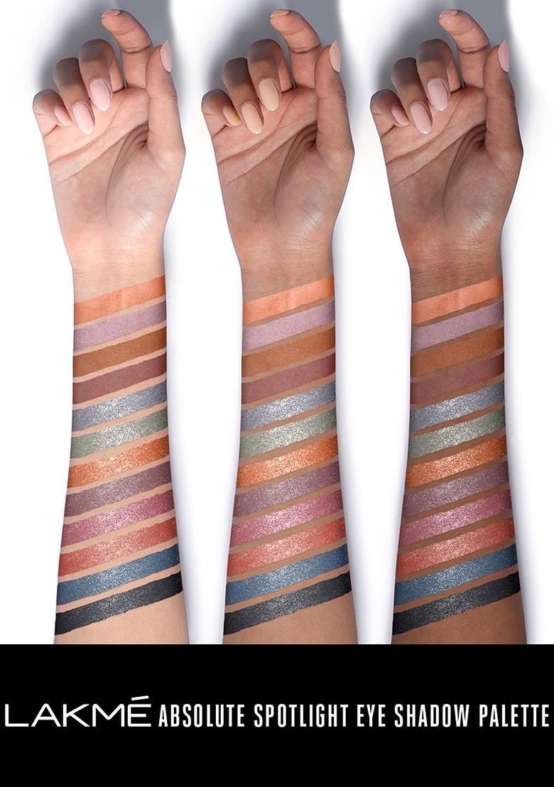 Lakme Glitterati Chroma Chic Eye Shadow Palette For Rich Color Payoff 12G Smoking Glam