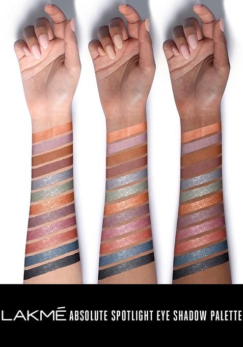 Lakme Glitterati Chroma Chic Eye Shadow Palette For Rich Color Payoff 12G Smoking Glam