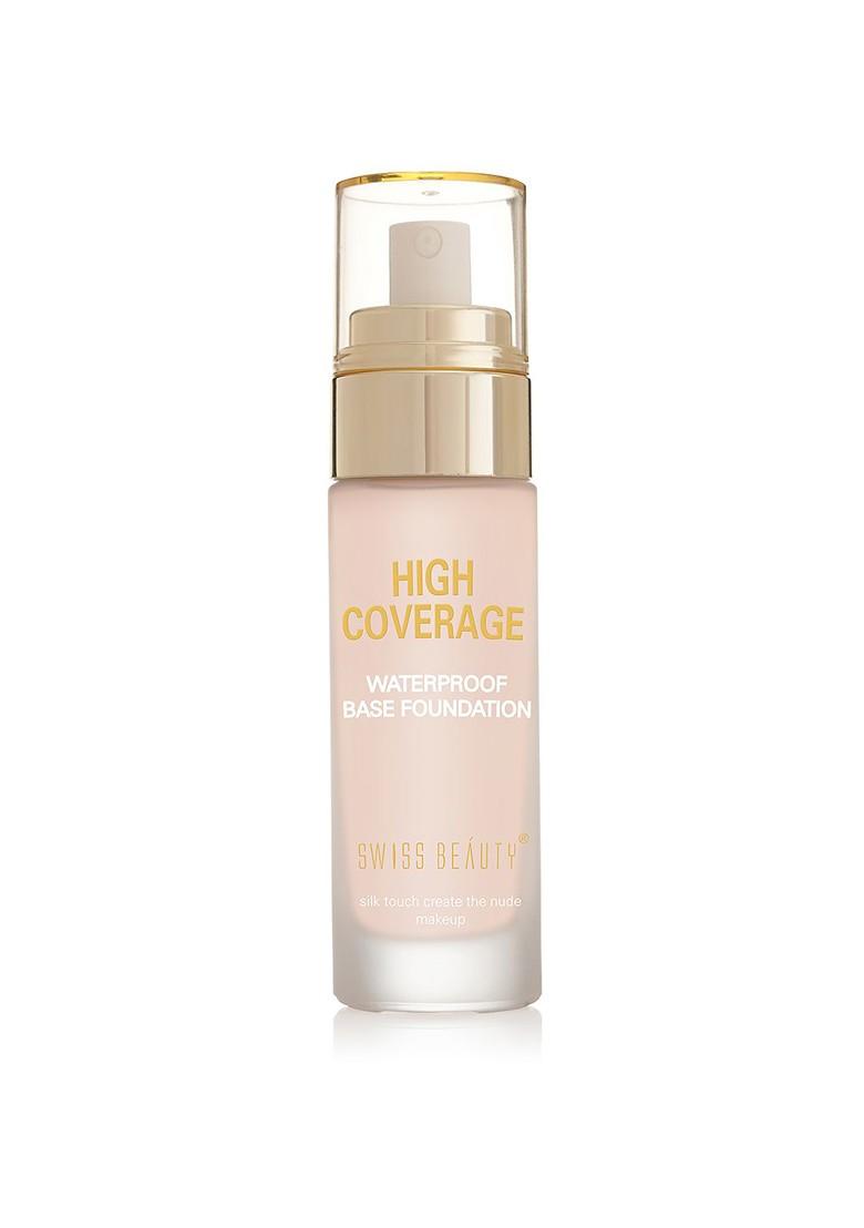 Swiss Beauty High Coverage Waterproof Base Foundation Rose Blush 02