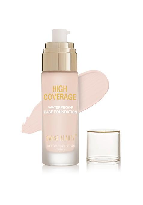 Swiss Beauty High Coverage Waterproof Base Foundation Rose Blush 02