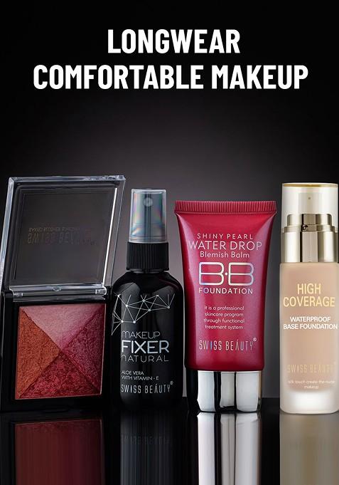 Swiss Beauty High Coverage Waterproof Base Foundation Natural Beige 03