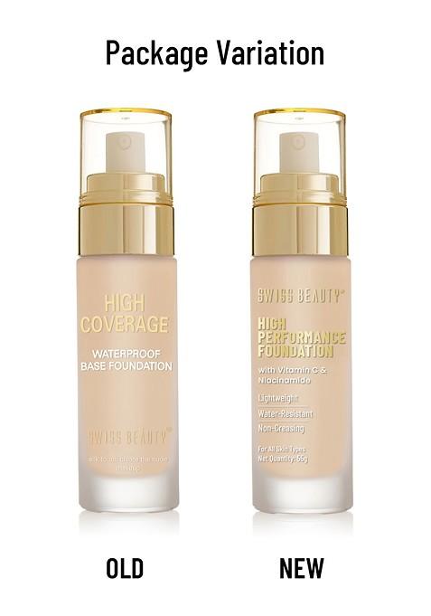 Swiss Beauty High Coverage Waterproof Base Foundation Natural Beige 03