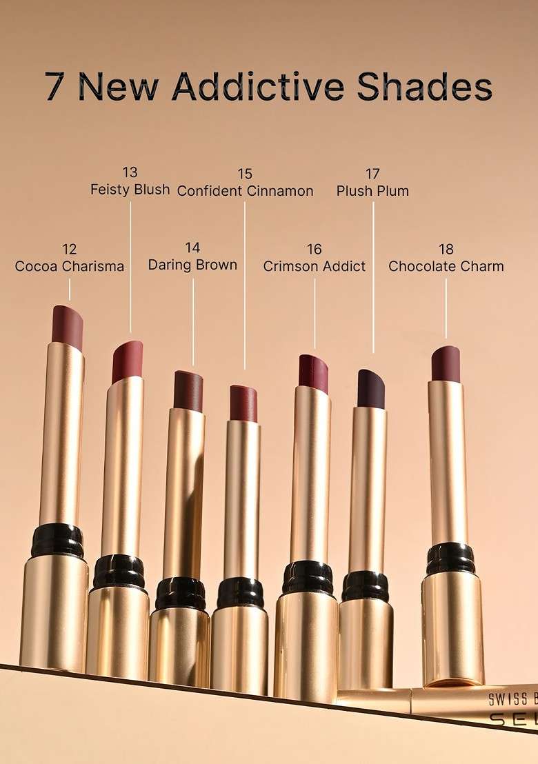 Swiss Beauty Select High On Shine Creamy Lipstick With Vitamin E Scarlet Red - Indya