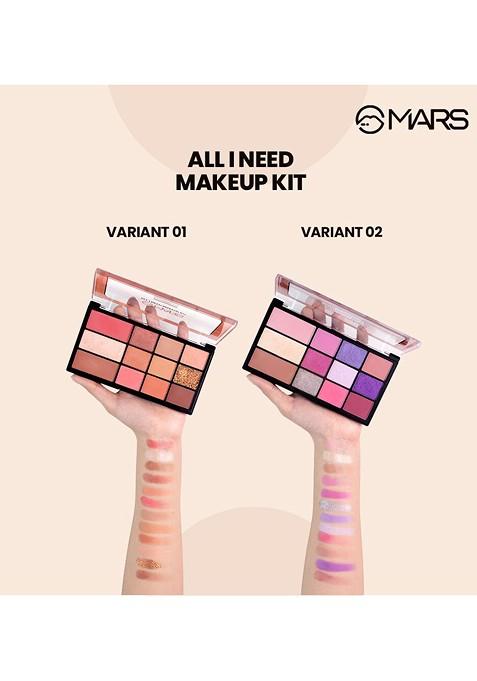 Mars Set Of 2 Eyeshadow Highlighter Blusher Bronzer Makeup 01 02