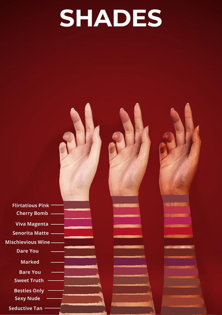 Colorbar Take Me As I Am Vegan Matte Lipstick Refill With Vitamin E Bare Dare 003