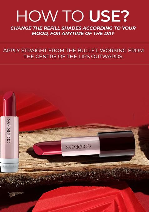 Colorbar Take Me As I Am Vegan Matte Lipstick Refill With Vitamin E Bare Dare 003