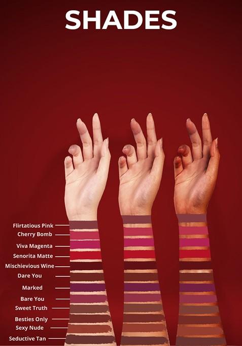 Colorbar Take Me As I Am Vegan Matte Lipstick Refill With Vitamin E Bare Dare 003