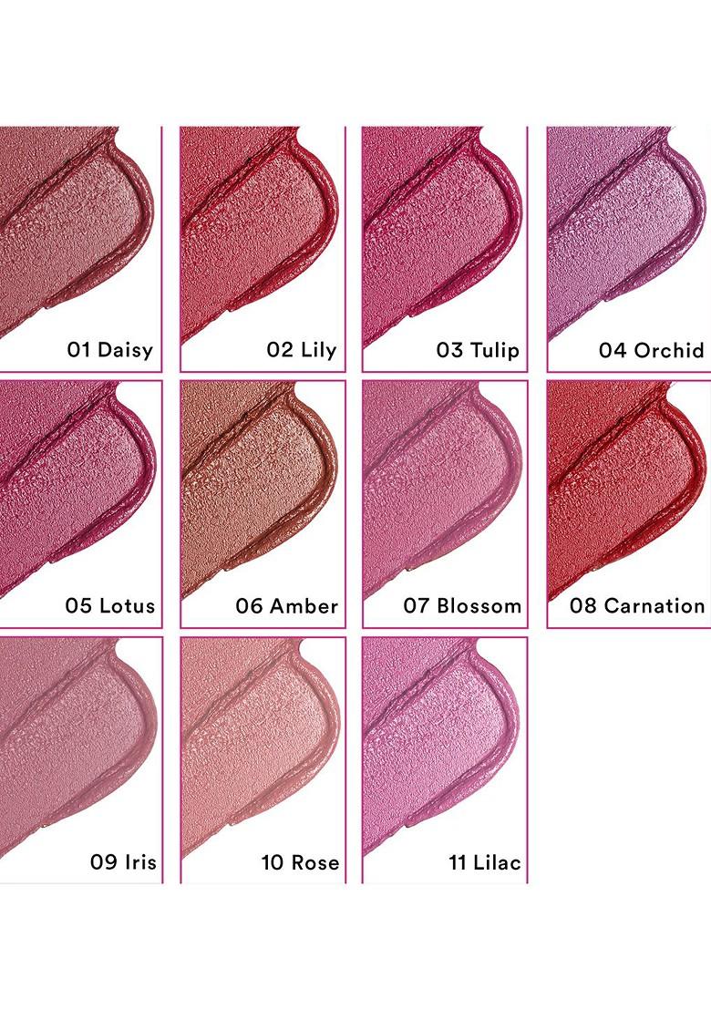 Sugar Pop Hydrating Satin Matte Lipstick Infused With Vitamin E Shea Butter Blossom 07