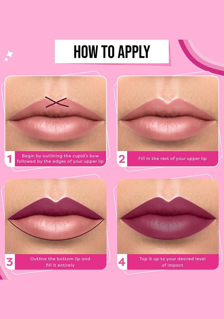 Sugar Pop Hydrating Satin Matte Lipstick Infused With Vitamin E Shea Butter Blossom 07