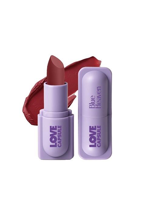 Blue Heaven Love Capsule Long Lasting Powder Matte Lipstick Midnight Berry