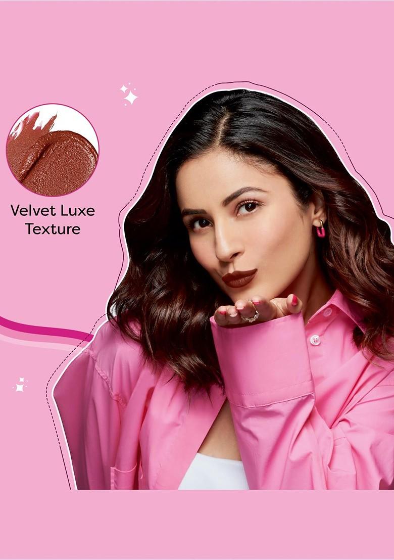 Sugar Pop Satin Matte Long Lasting Lipstick With Vitamin E Jojoba Oil 3 G Amber 06