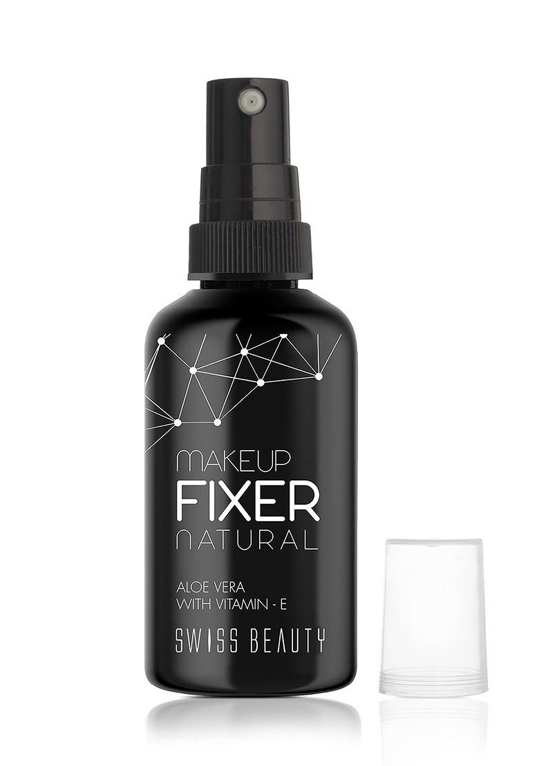 Swiss Beauty Long Lasting Makeup Fixer Natural Spray Aloe Vera With Vitamin E 50 Ml