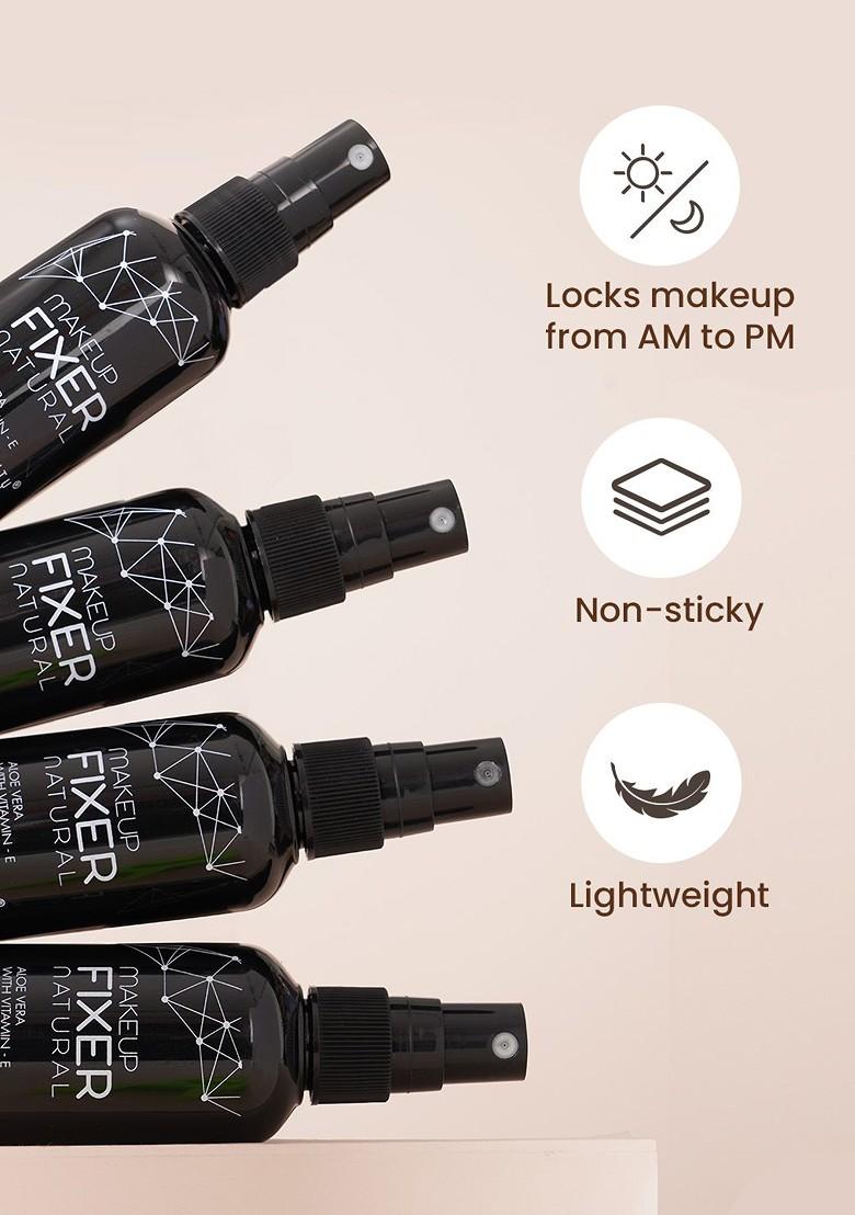 Swiss Beauty Long Lasting Makeup Fixer Natural Spray Aloe Vera With Vitamin E 50 Ml