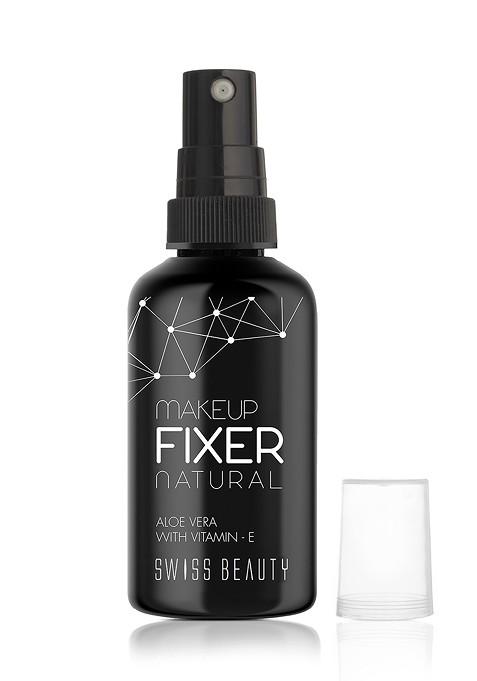 Swiss Beauty Long Lasting Makeup Fixer Natural Spray Aloe Vera With Vitamin E 50 Ml