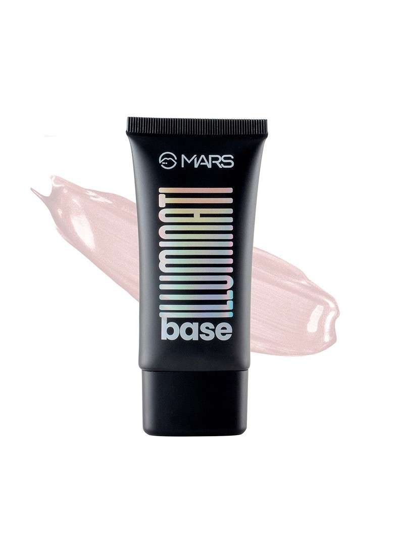 Mars Lluminating Highlighter Makeup Base Primer 45Ml Pink Beam 02 - Indya