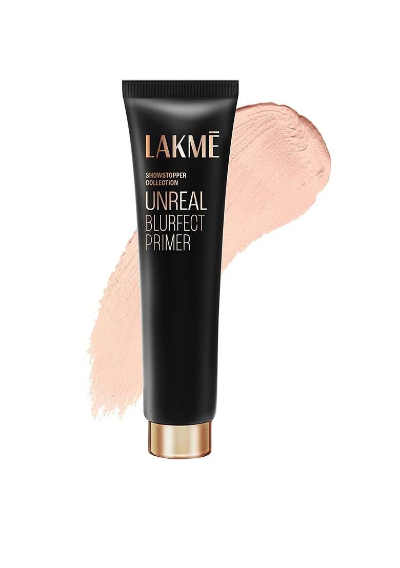 Lakme Unreal Blur Perfect Primer Mattifies Blurs Pores Lightweight Waterproof 30Ml - Indya