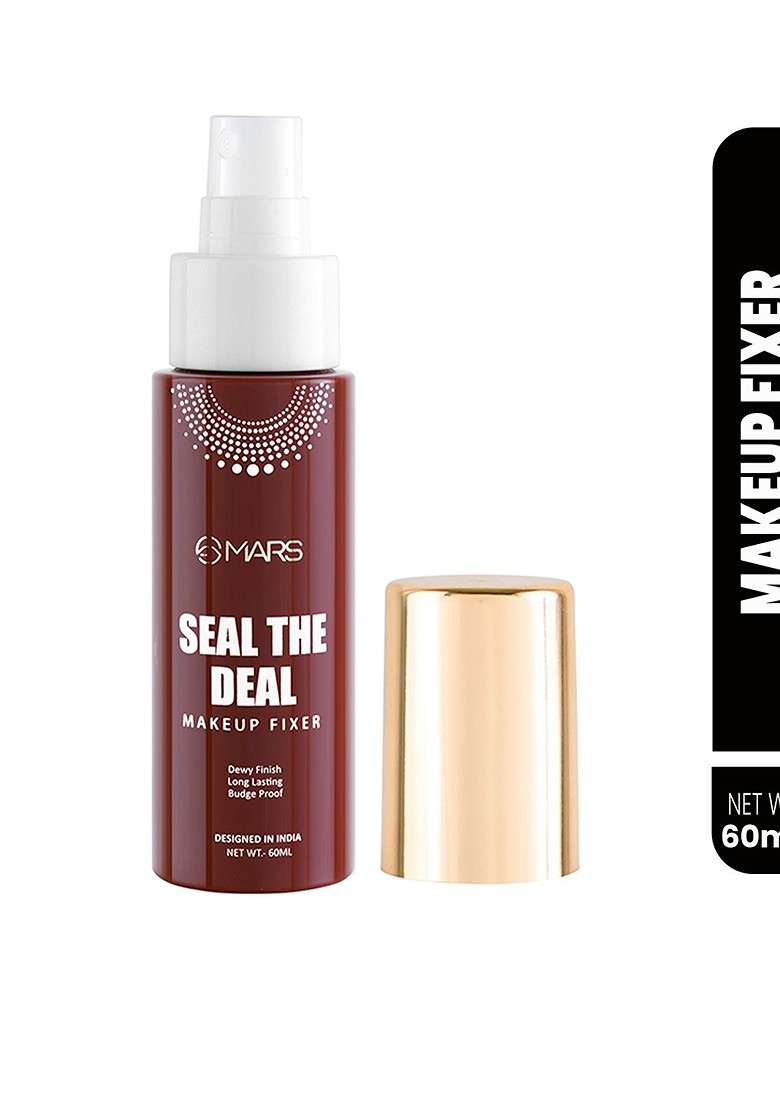 Mars Seal The Deal Long Lasting Budge Proof Oil Free Makeup Fixer 60Ml - Indya