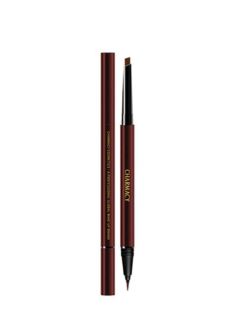 Charmacy Milano Water Proof Duo Eyebrow Filler Eyeliner Sketch 0 25G 6Ml Dark Brunette