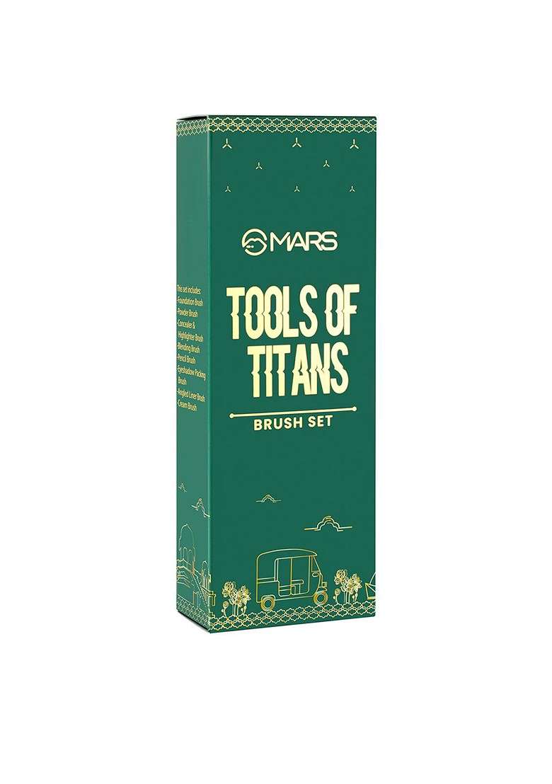 Mars Set Of 8 Tools Titans Brush - Indya