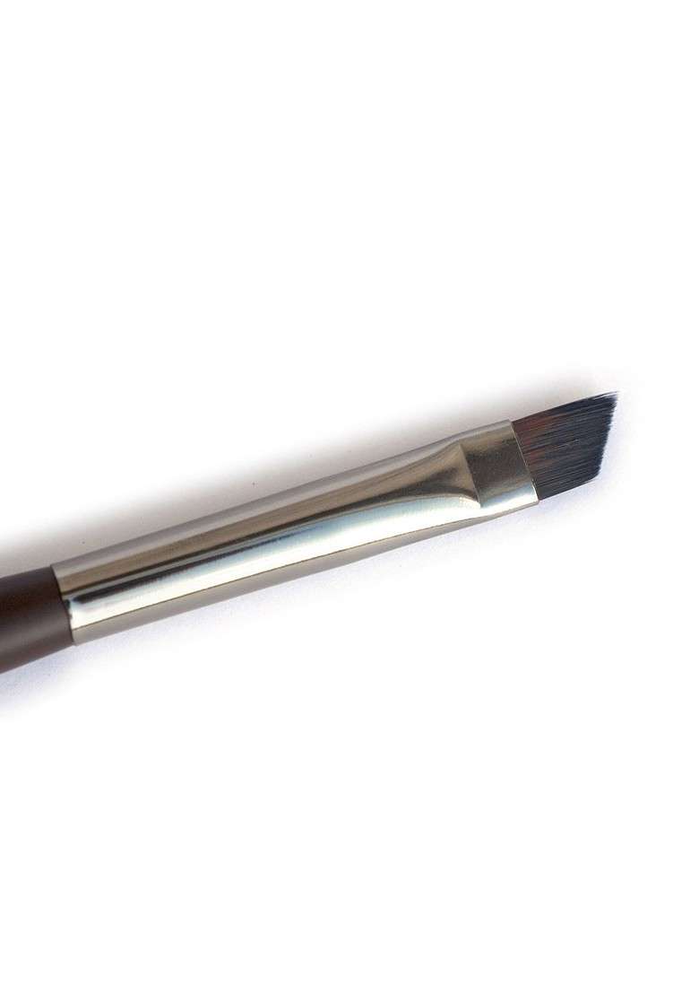Basicare Brown Signature Angled Eye Brow Brush - Indya