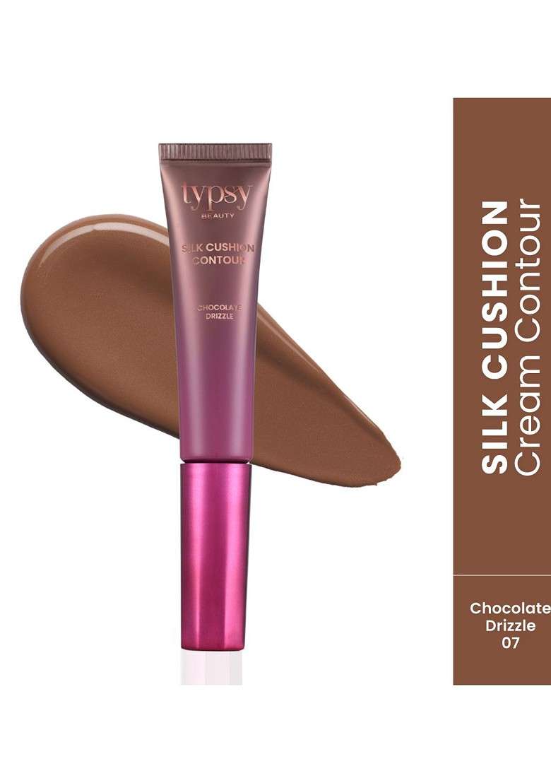 Typsy Beauty Silk Cushion Cream Contour With Vitamin E 15 Ml Chocolate Drizzle 07 - Indya