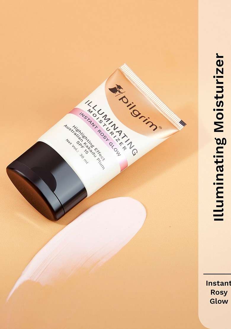 Pilgrim Illuminating Glow Moisturizer Lightweight Highlighter With Spf 15 30Ml - Indya