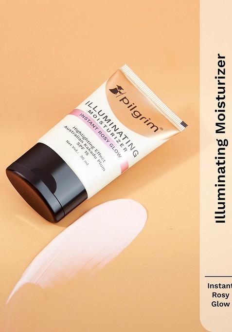 Pilgrim Illuminating Glow Moisturizer Lightweight Highlighter With Spf 15 30Ml