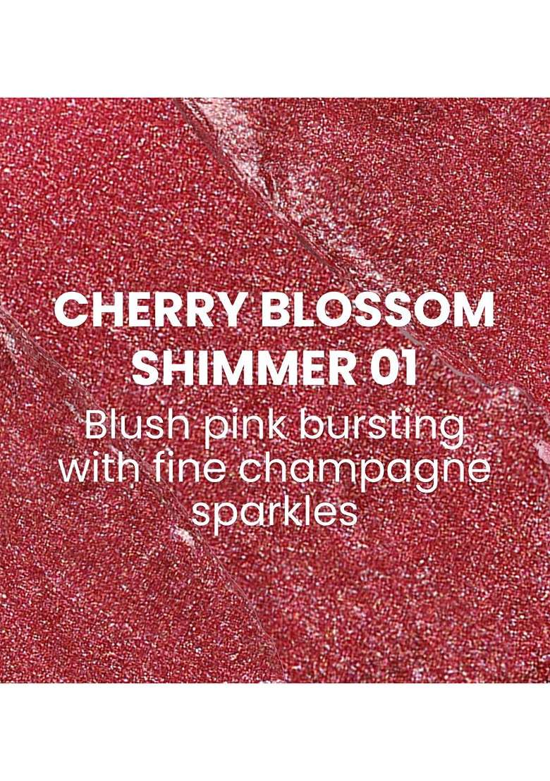 Typsy Beauty Glossified 3 In 1 Lip Plumper Balm Gloss With Shimmer 2 7G Cherry Blossom01 - Indya