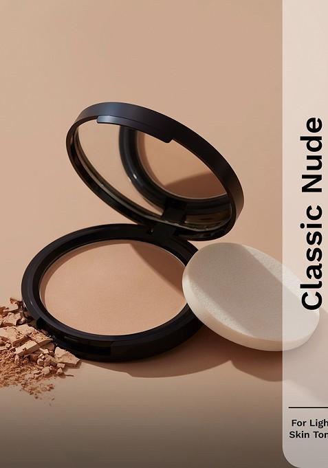 Pilgrim Matte Finish Compact Powder 9G Classic Nude 123