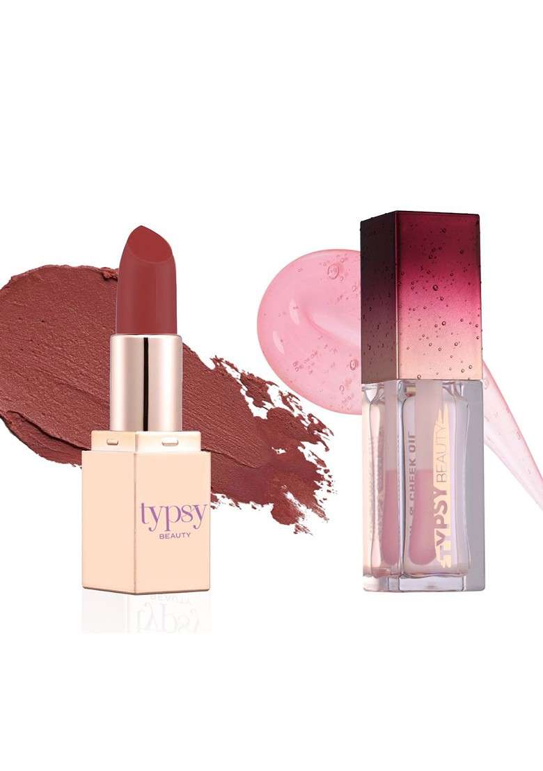 Typsy Beauty Set Of Shade Shifter Color Changing Lip Cheek Oil 01 Mini Lippies 07 - Indya