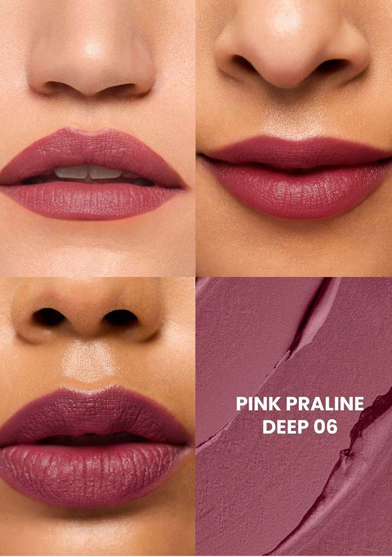 Typsy Beauty Set Of 2 Cocoa Peptide Velvet Matte Lipstick Shade 02 06 - Indya