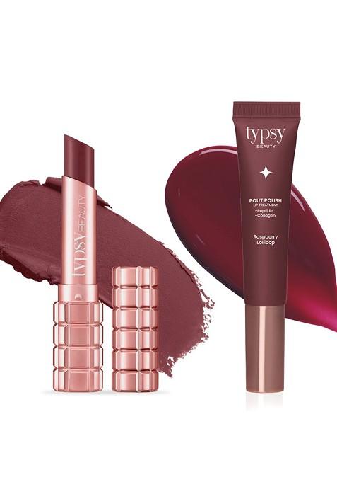 Typsy Beauty Peptide Velvet Matte Lipstick 3 5G Lip Treatment Balm 16G