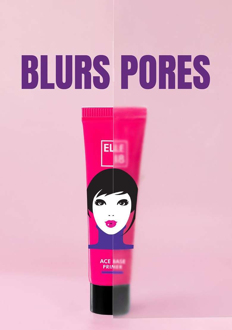Elle 18 Set Of 2 Ace Base Water Resistant Pore Blurring Primer With Vitamin E 10Ml Each - Indya