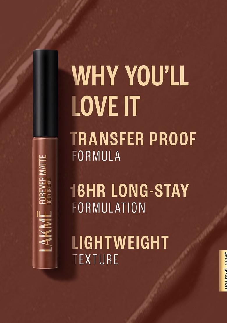 Lakme Forever Matte Long Stay Light Weight Liquid Lipstick Trio 16 8Ml Nude Moods