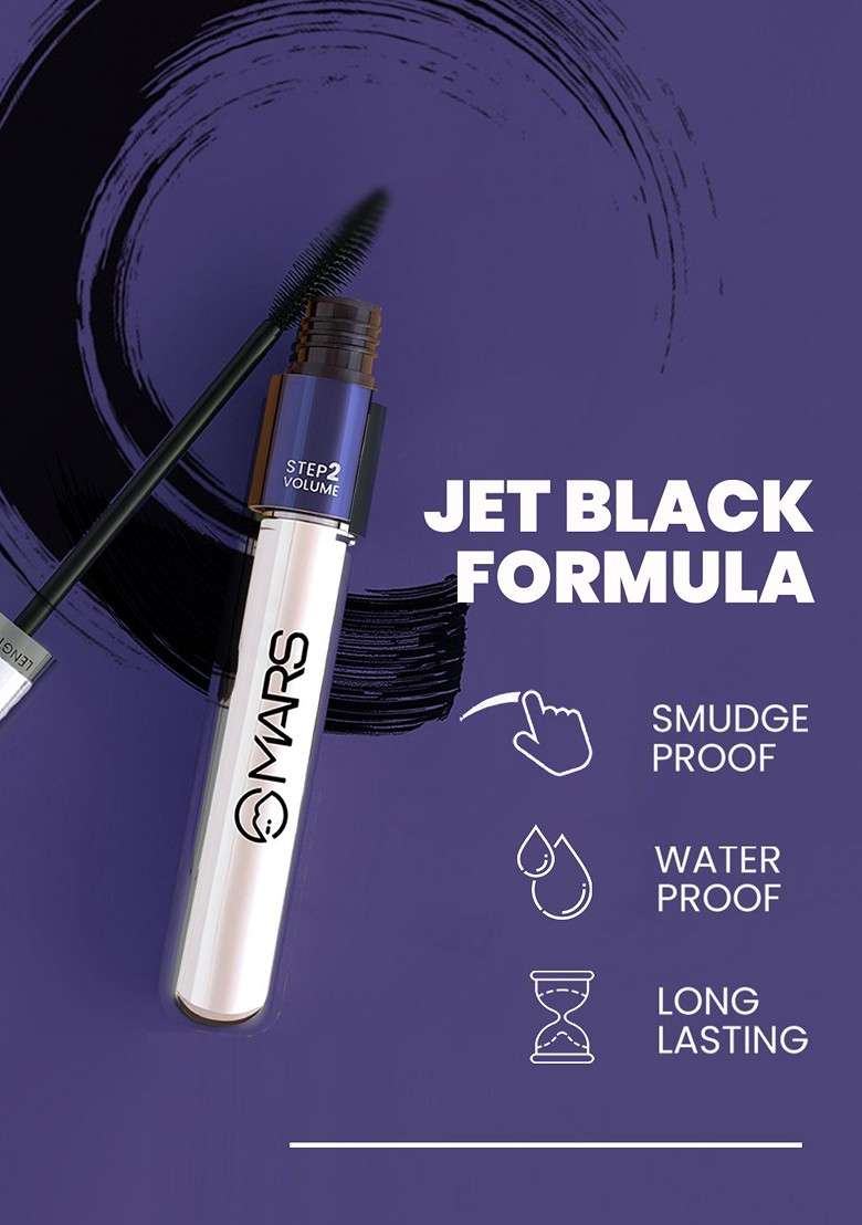 Mars Set Of 2 Double Trouble Volumising Mascara 15Ml 12Ml - Indya