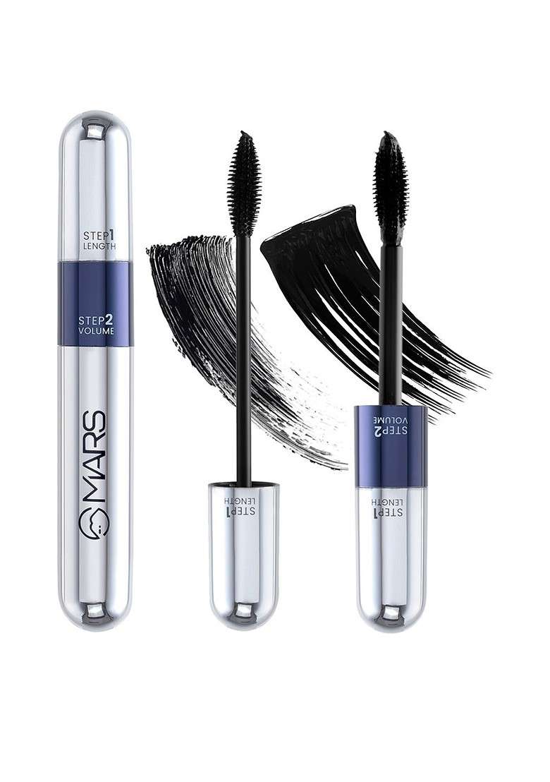 Mars Set Of 2 Double Trouble Volumising Mascara 15Ml 12Ml - Indya