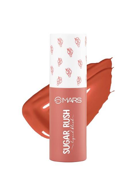 Mars Sugar Rush Long Lasting Dewy Matte Liquid Blush 4 5 Ml Coral Sorbet 02