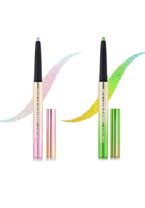 Swiss Beauty Set Of 2 Holographic Eyeliner 0 G Nouthern Light 02 Nebula 04