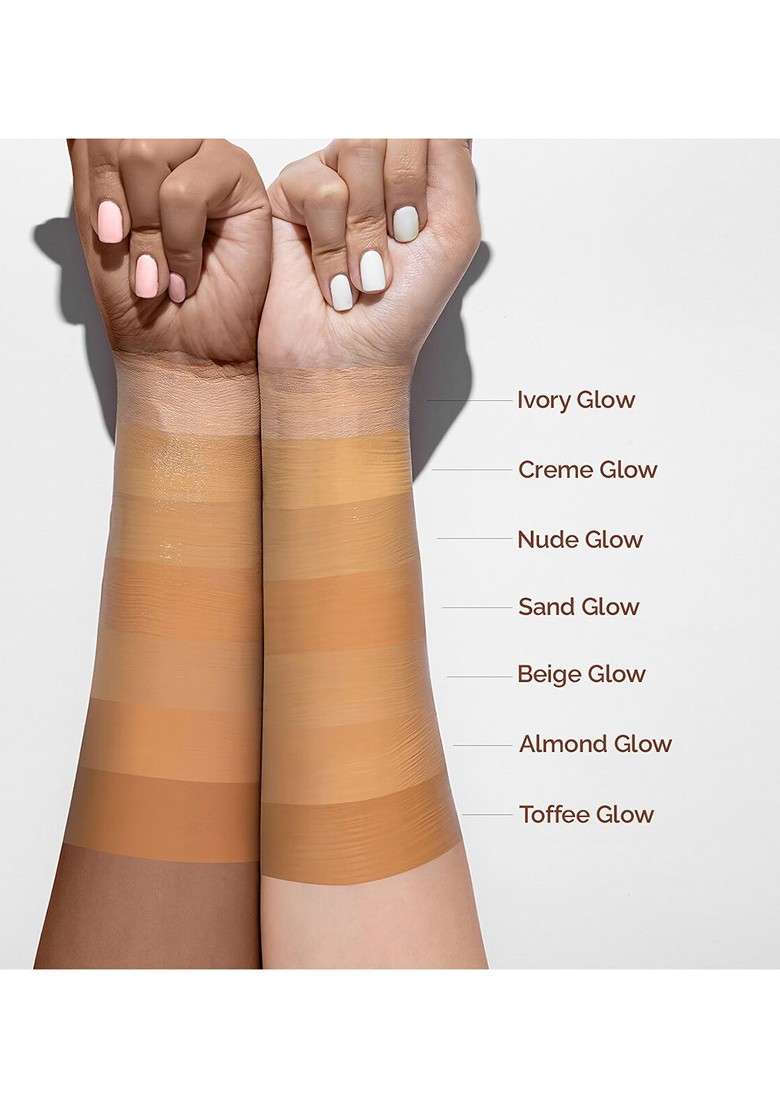 Mamaearth Set Of Long Stay Kajal Glow Serum Foundation Creamy Matte Lipstick - Indya