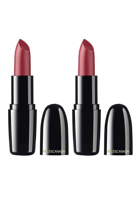 Faces Canada Set Of 2 Weightless Matte Finish Hydrating Lipstick Amber 14