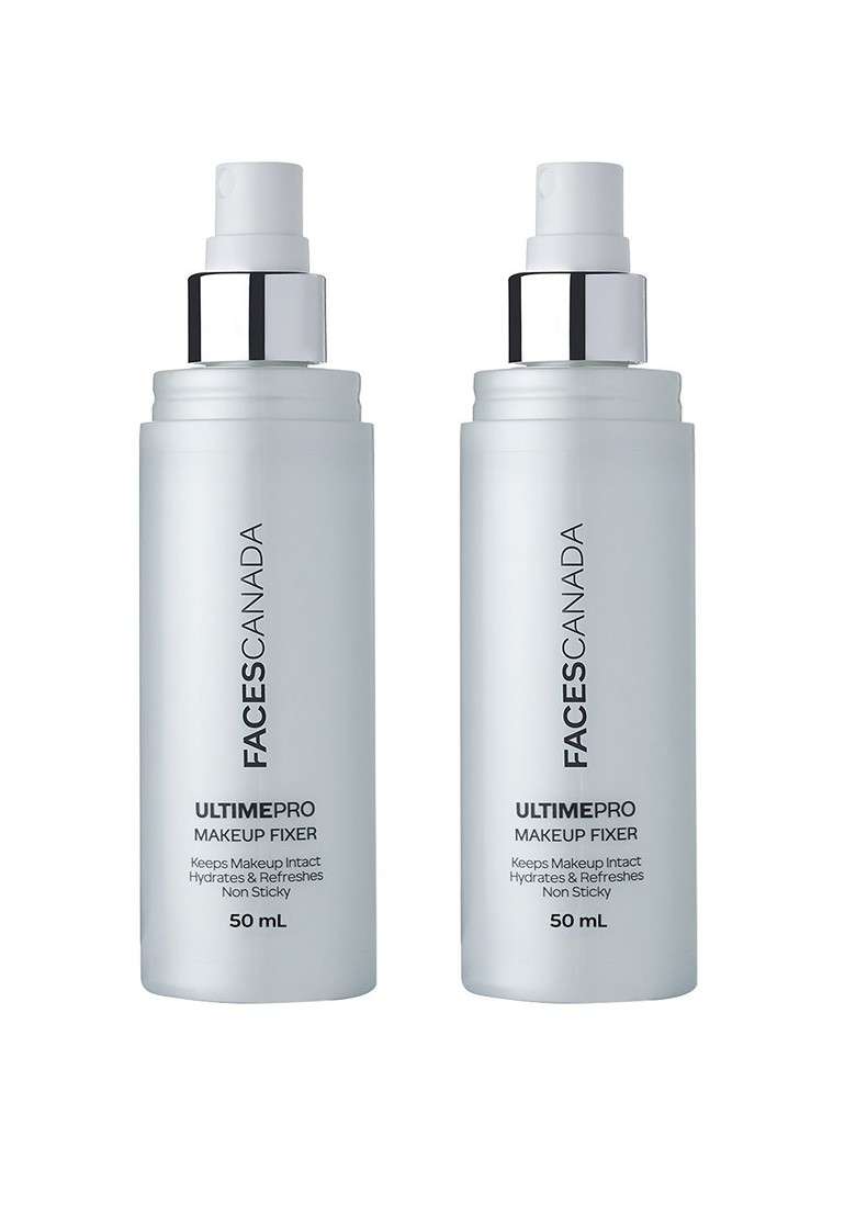 Faces Canada Set Of 2 Ultime Pro Non Sticky Makeup Fixer With Hyaluronic Acid 50Ml Each - Indya