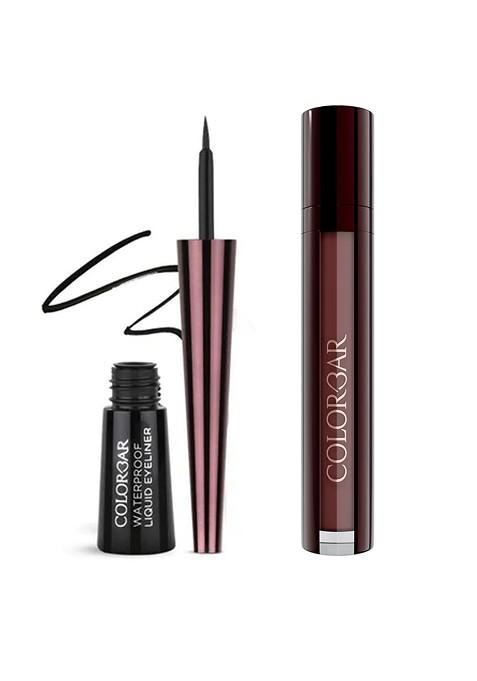 Colorbar Set Of Precision Liquid Eyeliner 2 5 Ml Black Flawless Finish Primer 30