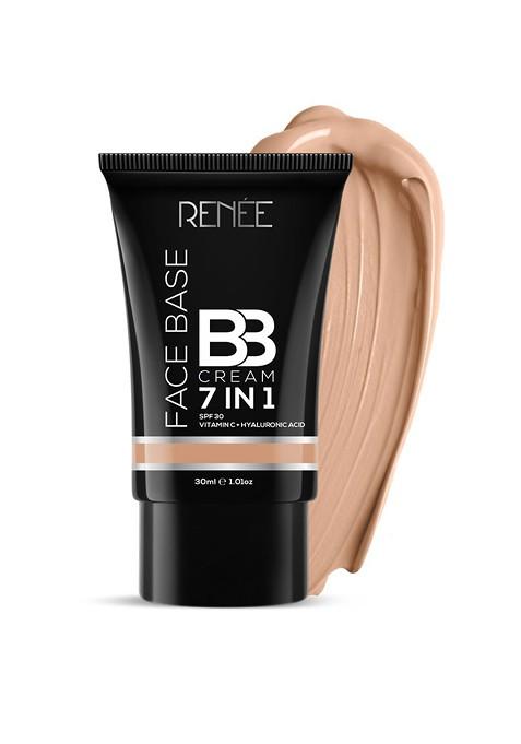 Renee 7 In 1 Spf 30 Face Base Bb Cream With Vitamin C Hyaluronic Acid 30Ml Cinnamon B04